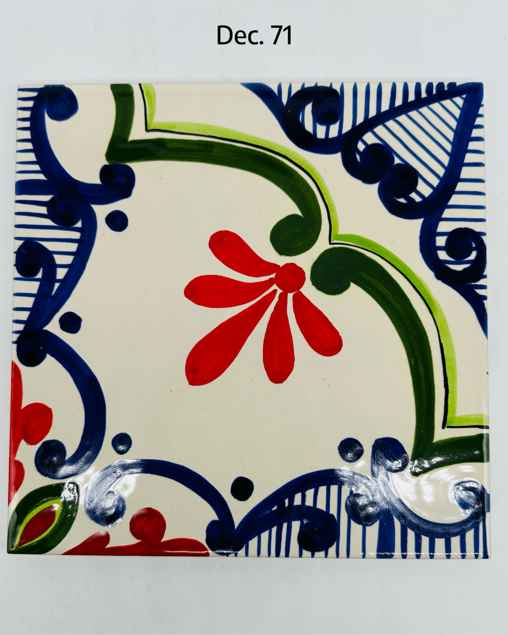 Maioliche Ceramica Caltagirone cm 20x20 Piastrelle Mattonelle decorate a mano - DD CERAMICHE SICILIANE
