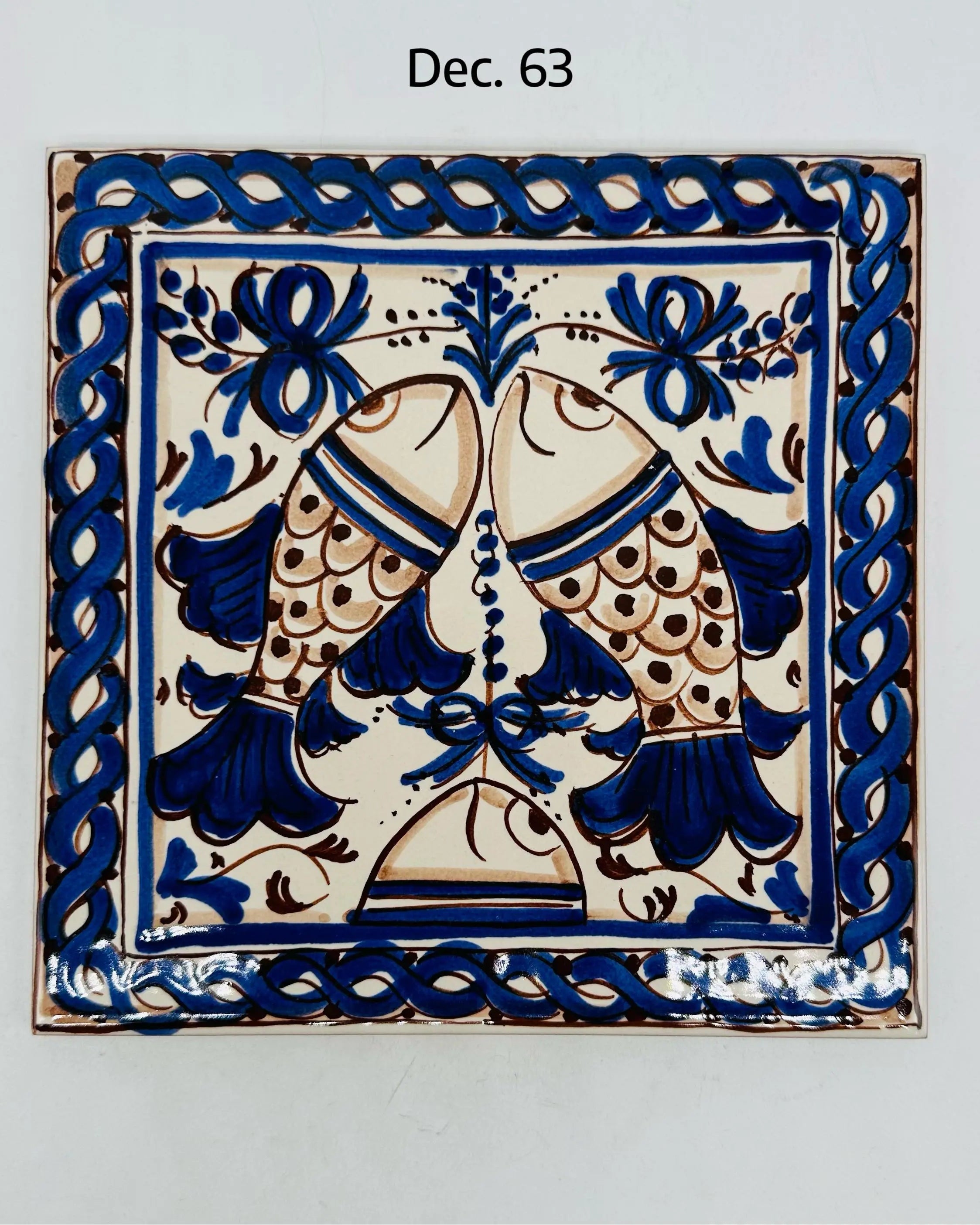 Maioliche Ceramica Caltagirone cm 20x20 Piastrelle Mattonelle decorate a mano DD CERAMICHE SICILIANE