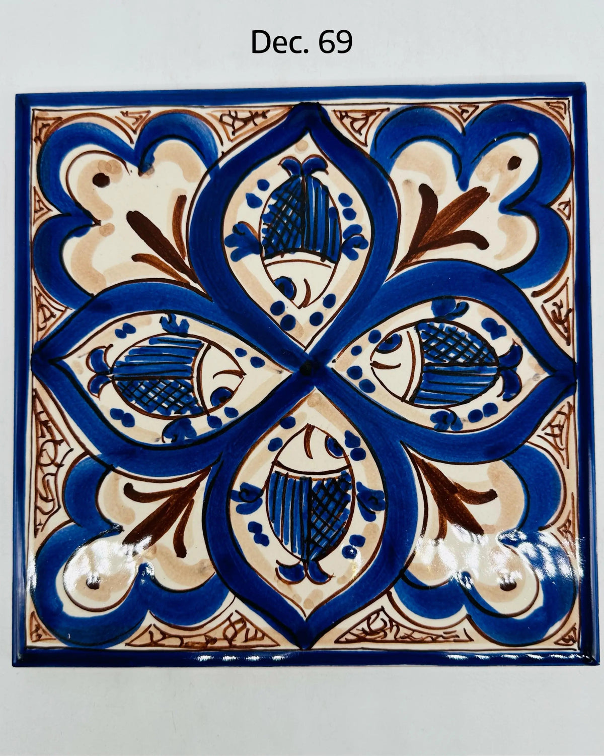 Maioliche Ceramica Caltagirone cm 20x20 Piastrelle Mattonelle decorate a mano DD CERAMICHE SICILIANE