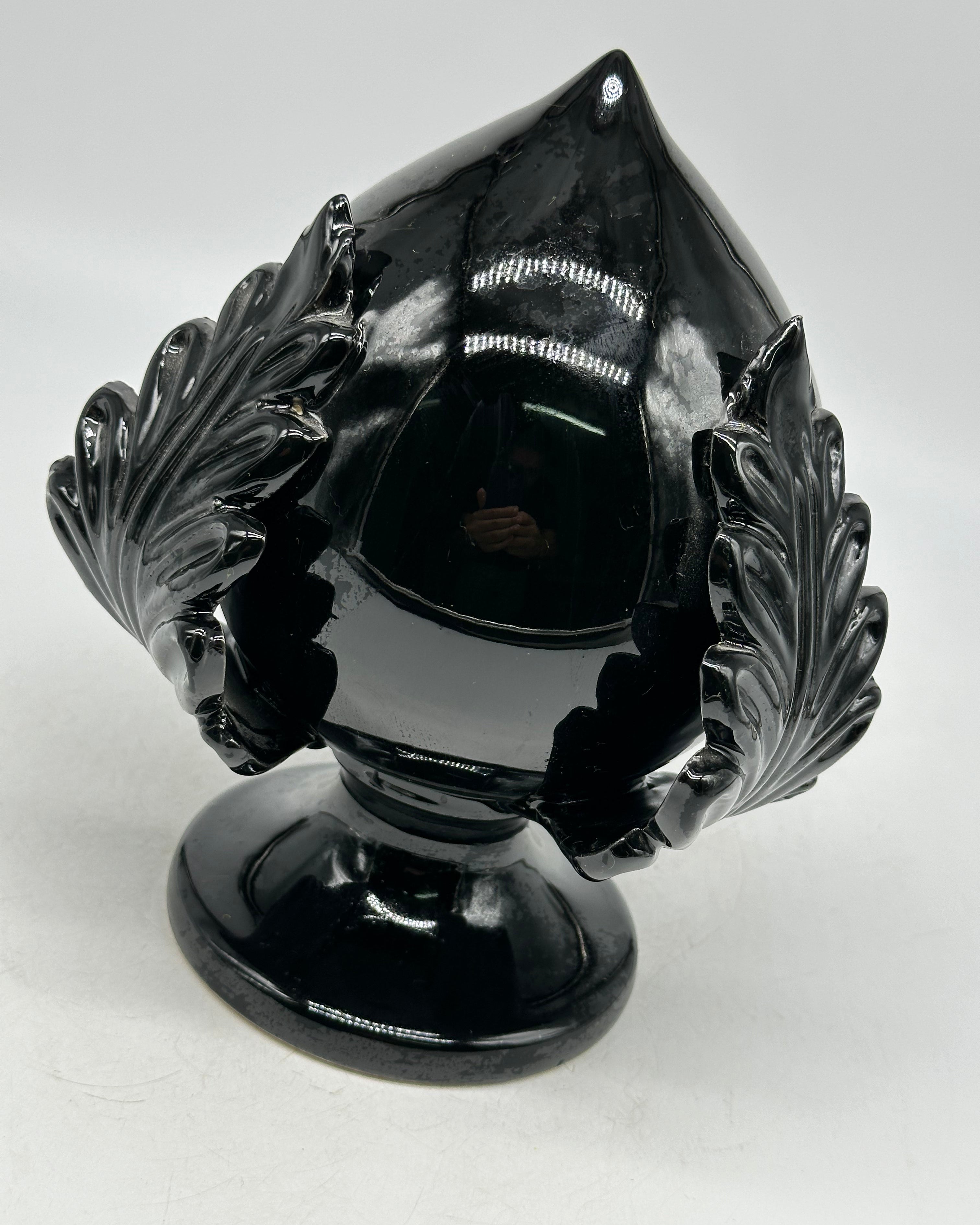 Pumo Ceramica Caltagirone cm H.20 Artigianale Nero - PUMI