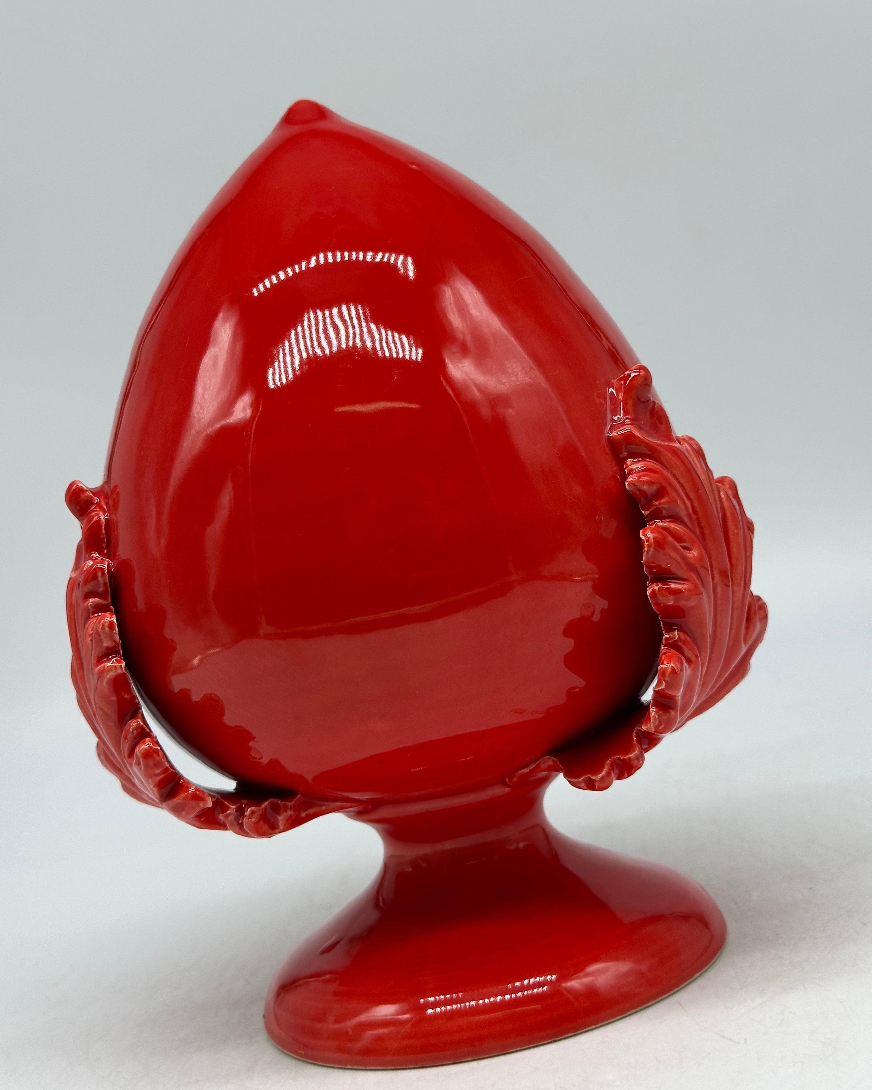 Pumo Ceramica Caltagirone cm H.20 Artigianale Rosso - PUMI