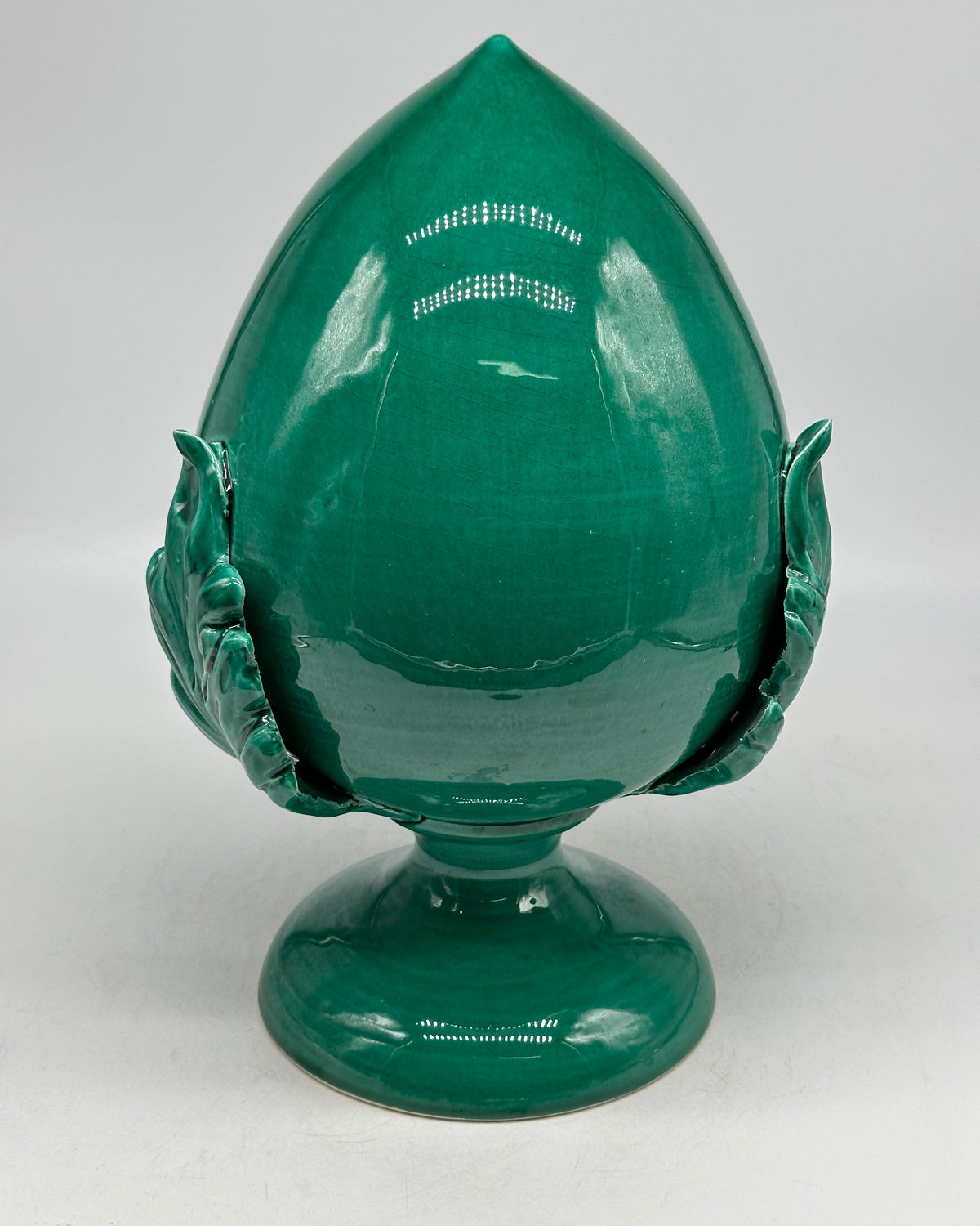 Pumo Ceramica Caltagirone cm H.30 Artigianale Verde - PUMI