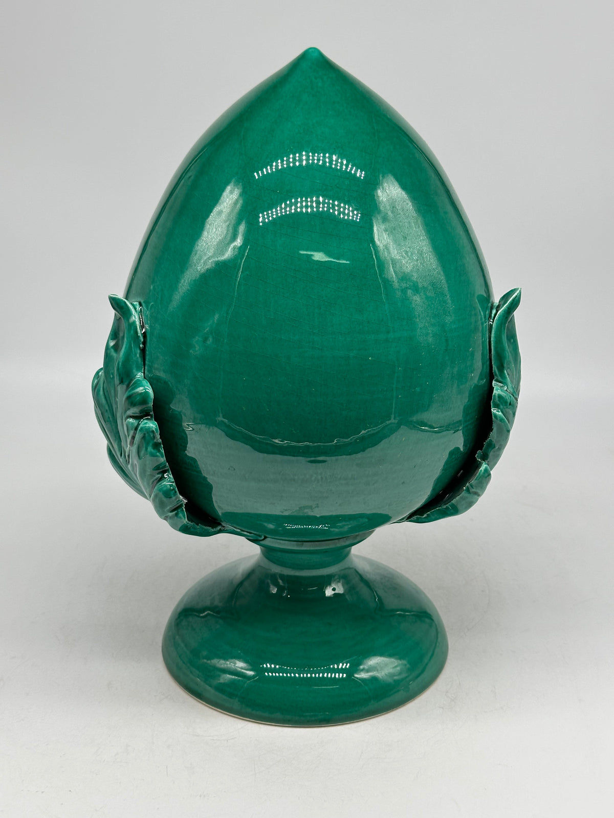 Pumo Ceramica Caltagirone cm H.30 Artigianale Verde - PUMI