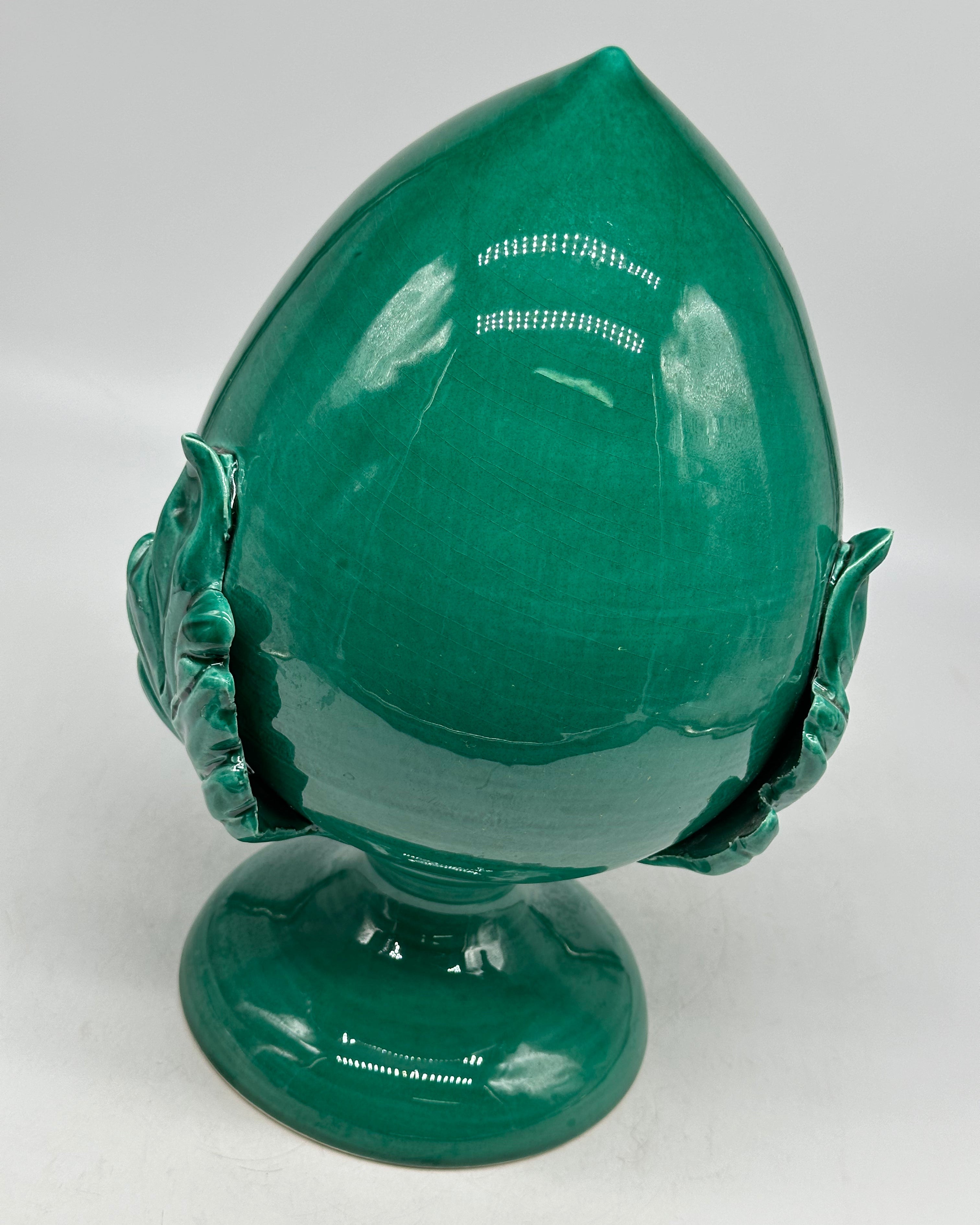 Pumo Ceramica Caltagirone cm H.30 Artigianale Verde - PUMI
