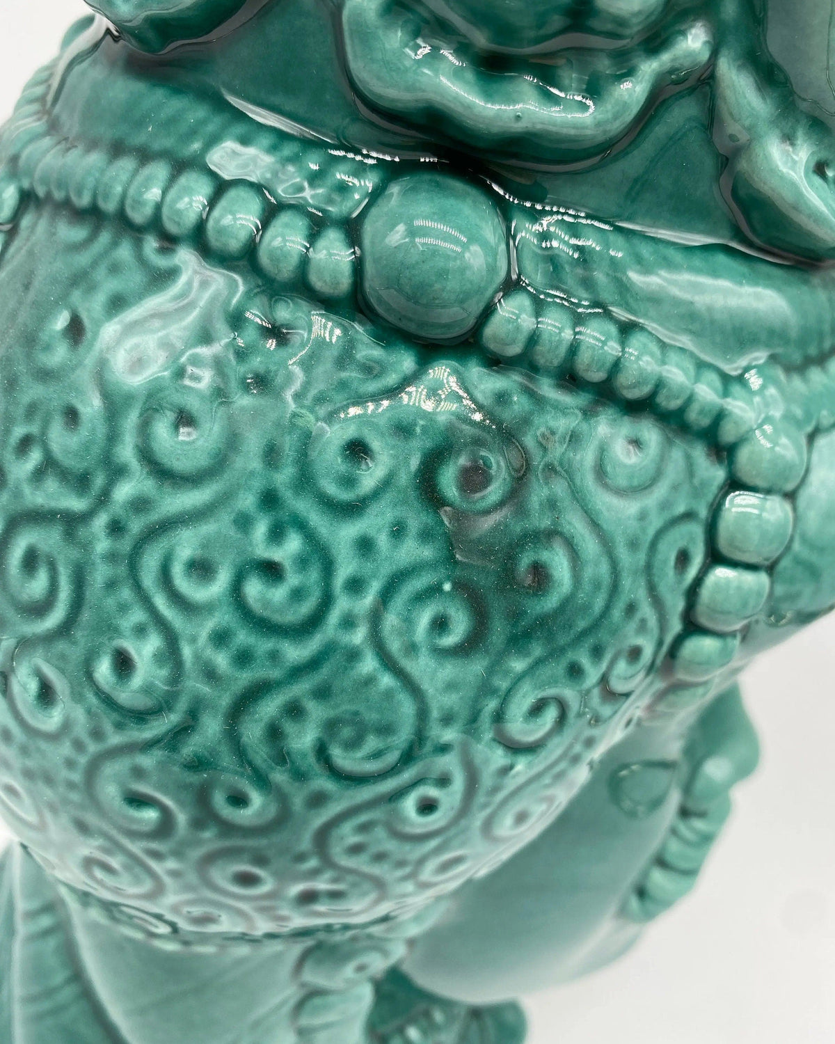 Teste di Moro Emiro Ceramica Caltagirone cm H.30 L.18 Artigianale Verde DD CERAMICHE SICILIANE