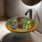 Lavello Ceramica Caltagirone Diametro cm 37 per interno/esterno V.5 - LAVELLI