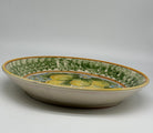 Piatto da Portata Fangotto Diametro 30cm Uso Alimentare Ceramica Caltagirone - Limoni - PIATTI