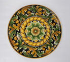 Piatto Decorativo dipinto a mano diametro cm 30 Decoro n.11 - DD CERAMICHE SICILIANE