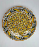 Piatto Decorativo dipinto a mano diametro cm 30 Decoro n.20 DD CERAMICHE SICILIANE