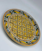 Piatto Decorativo dipinto a mano diametro cm 30 Decoro n.20 DD CERAMICHE SICILIANE