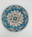 Piatto Fondo Uso Alimentare Ceramica Caltagirone - Turchese - PIATTI SERVIZIO