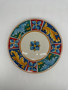 Piatto Piano Uso Alimentare Ceramica Caltagirone - Alabastro - PIATTI SERVIZIO