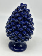 Pigna Ceramica Caltagirone cm H.20 Artigianale Blu - PIGNE