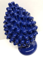 Pigna Ceramica Caltagirone cm H.30 Artigianale Blu Notte DD CERAMICHE SICILIANE