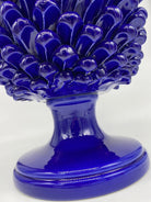 Pigna Ceramica Caltagirone cm H.40 Artigianale Blu DD CERAMICHE SICILIANE